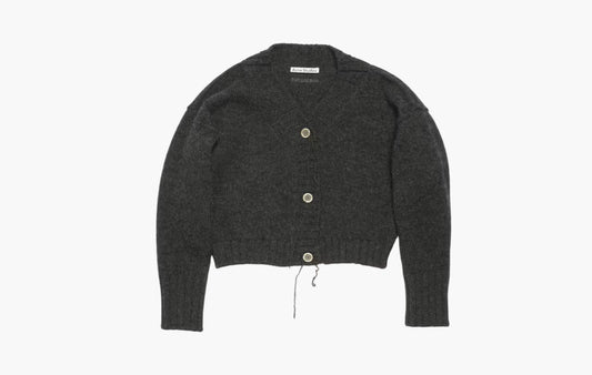 Knit Cardigan "Anthracite Grey"