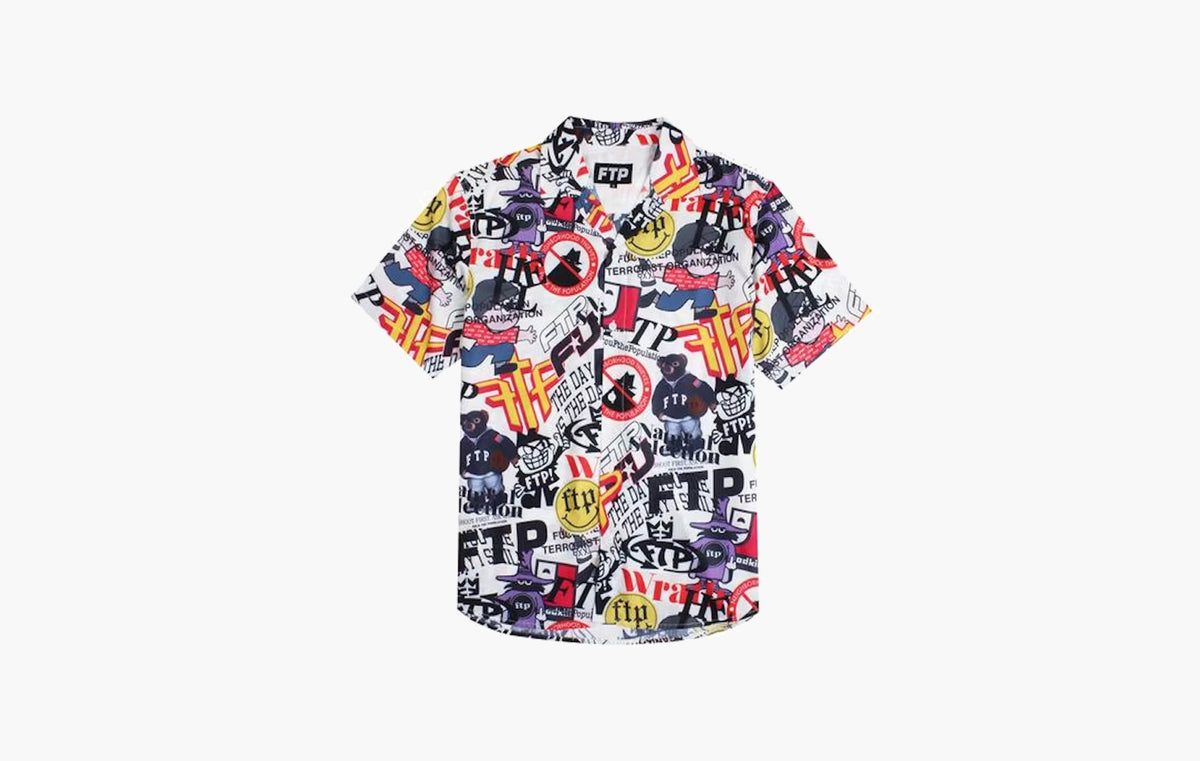 Archive Button Up "White"