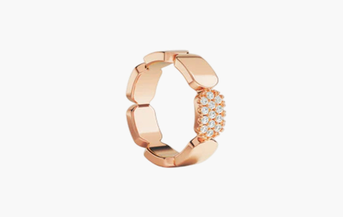 Yacht Club Dainty Rose Gold Ring 18k Rose Gold Plated