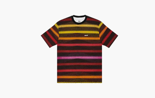 Wavey Stripe T-Shirt "Black"