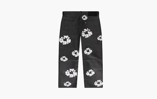 Denim Tears x Levi's Leather Cotton Wreath Jeans "Black Denim"