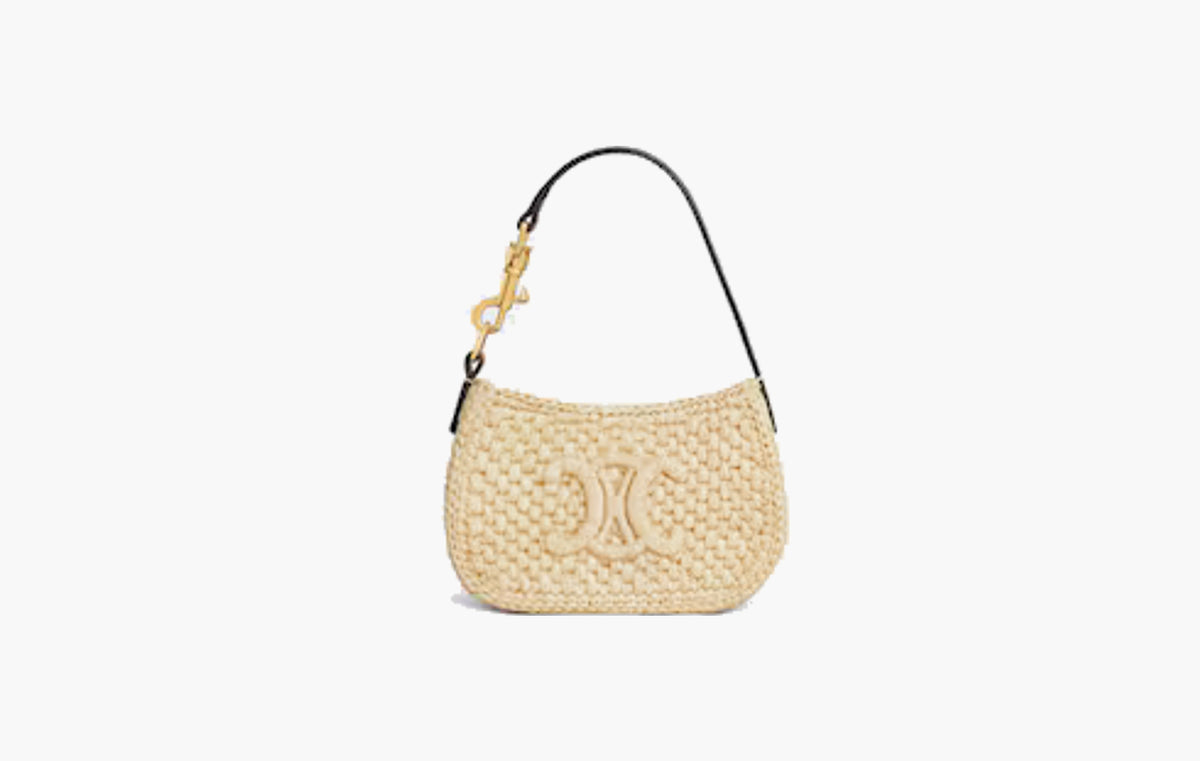 Micro Tilly In Raffia "Natural/Tan"