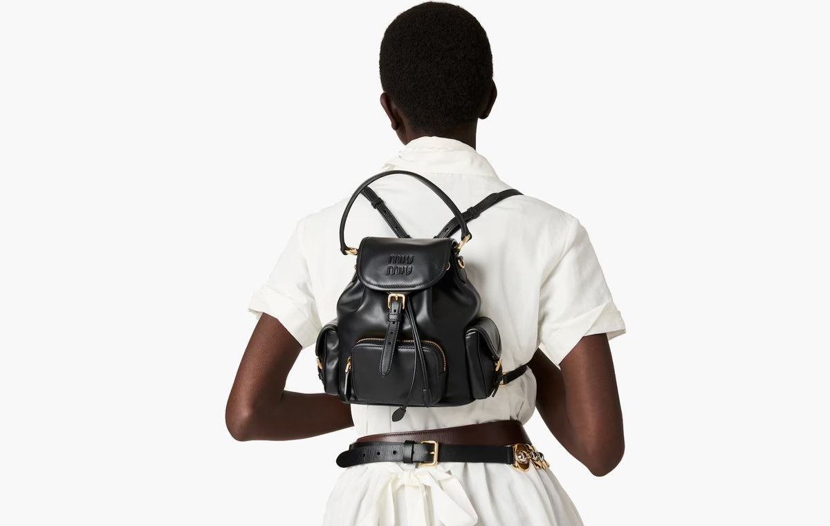 Leather Backpack "Black"