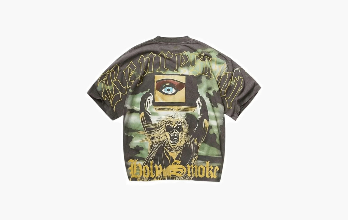 Iron Maiden Holy Smoke T-shirt "Sunfade Grey"