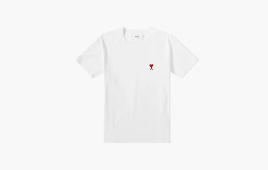 Tonal Ami De Coeur S/S T-shirt "Natural White/Red"