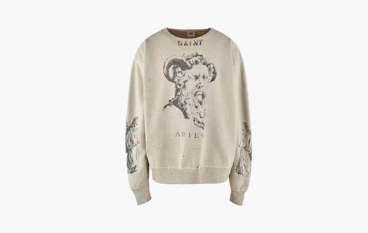 Saint Mxxxxxx x Aries Crewneck Sweat "Grey"