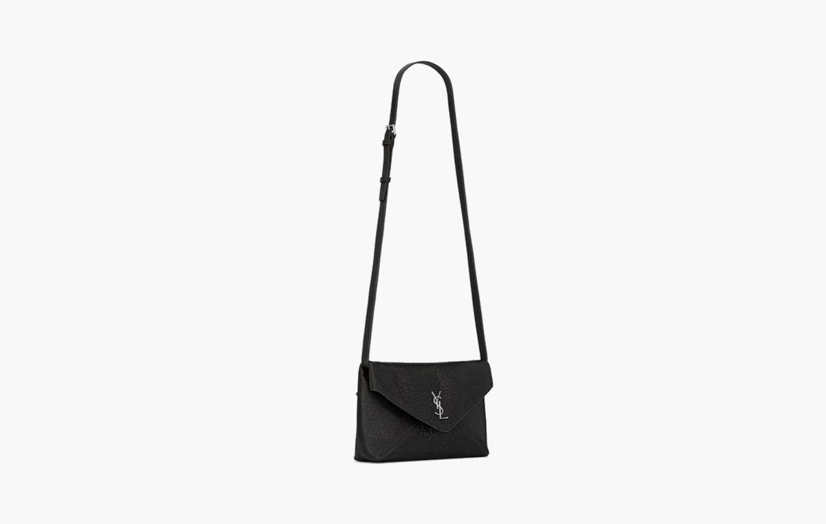 Cassandre Envelope Messenger In Lambskin "Black"