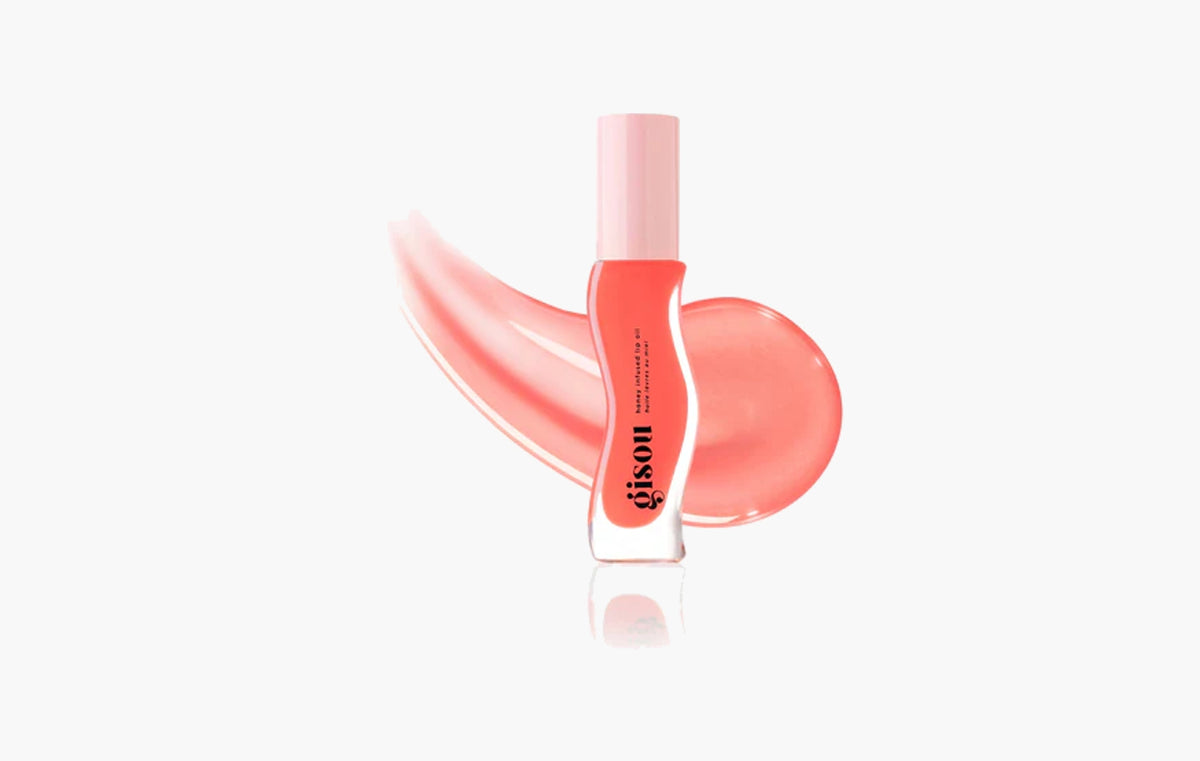 Honey Infused Lip Oil "Bee-llini Peach"