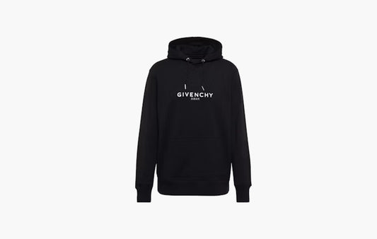 Reverse Hoodie in Fleece "Black"