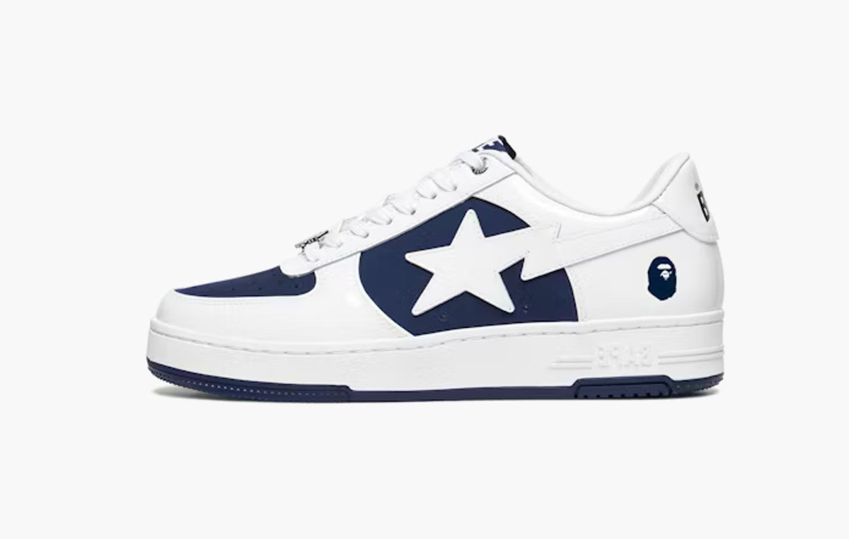 Bape Sta Low "#6 White Navy"