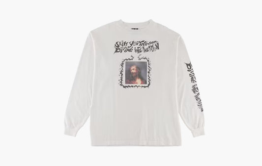Satan L/S T-Shirt "Vintage White"