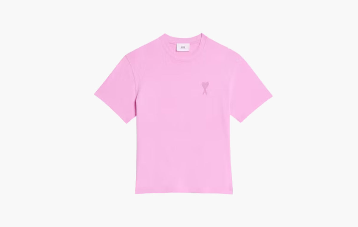 Ami De Coeur Tonal Boxy Fit T-Shirt "Candy Pink"