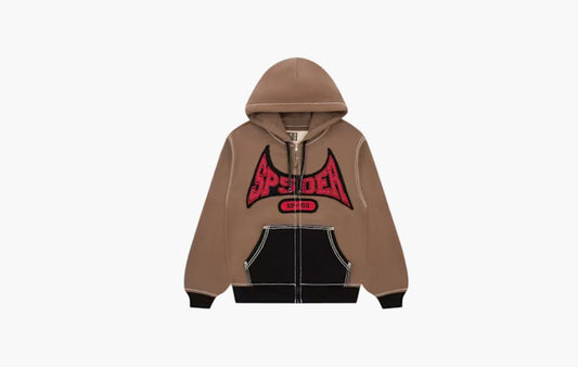 T&F Zip Hoodie "Brown"