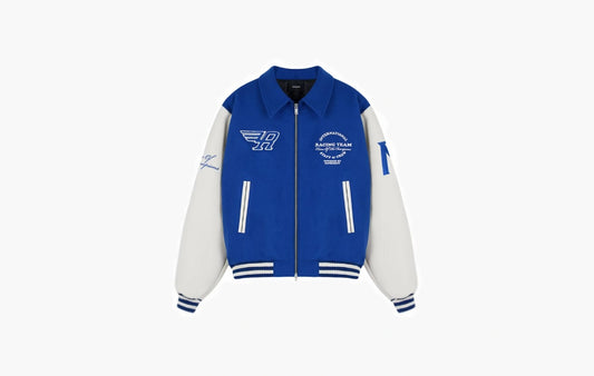 Racing Team Varsity Jacket "Cobalt"