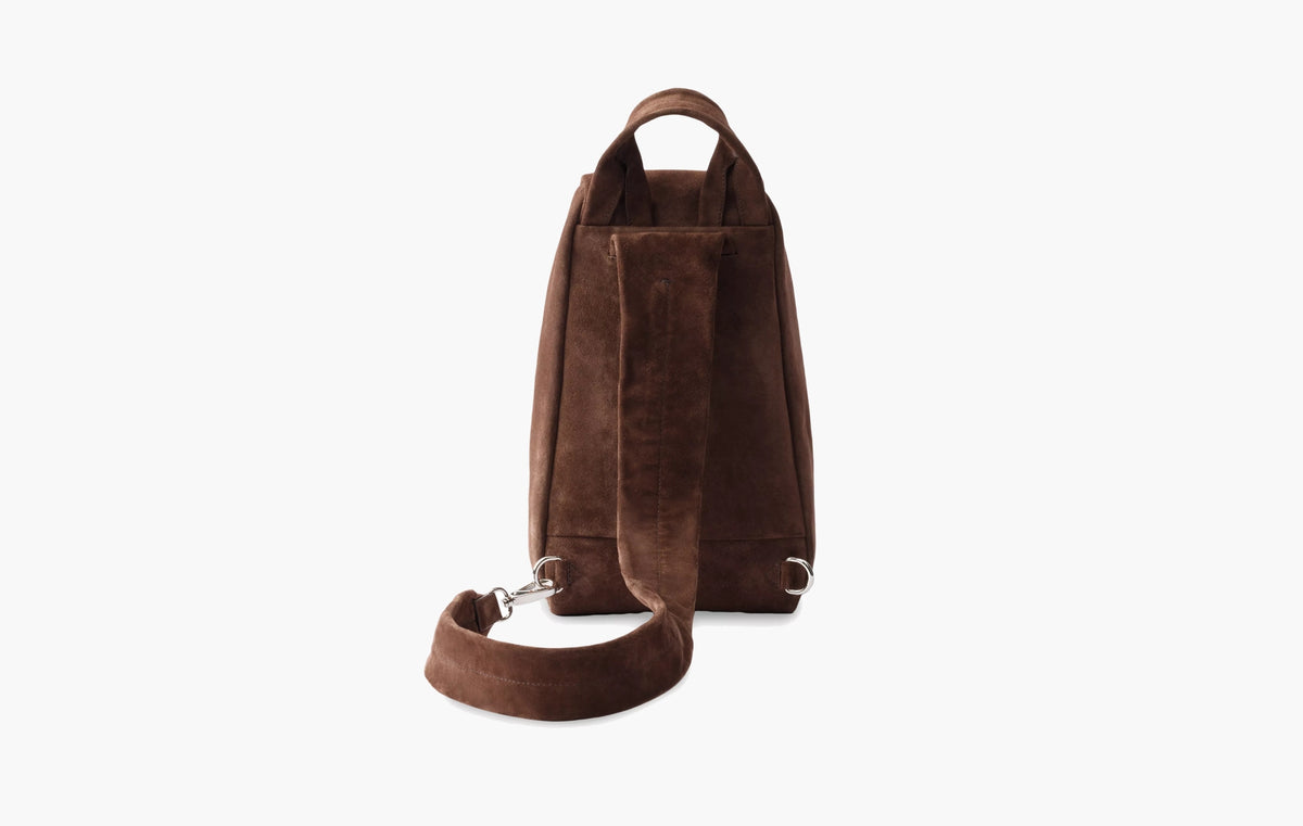 Suede Backpack "Coffee"