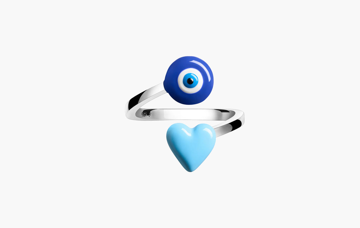 Evil Eye Wrap Ring