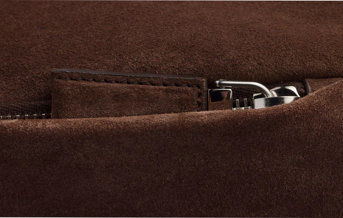 Suede Backpack "Coffee"