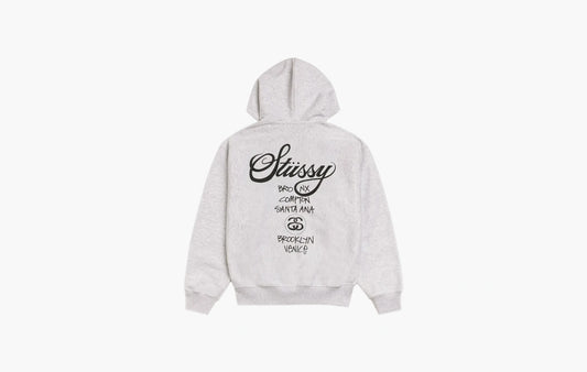 World Tour Zip Hoodie "Ash Heather"