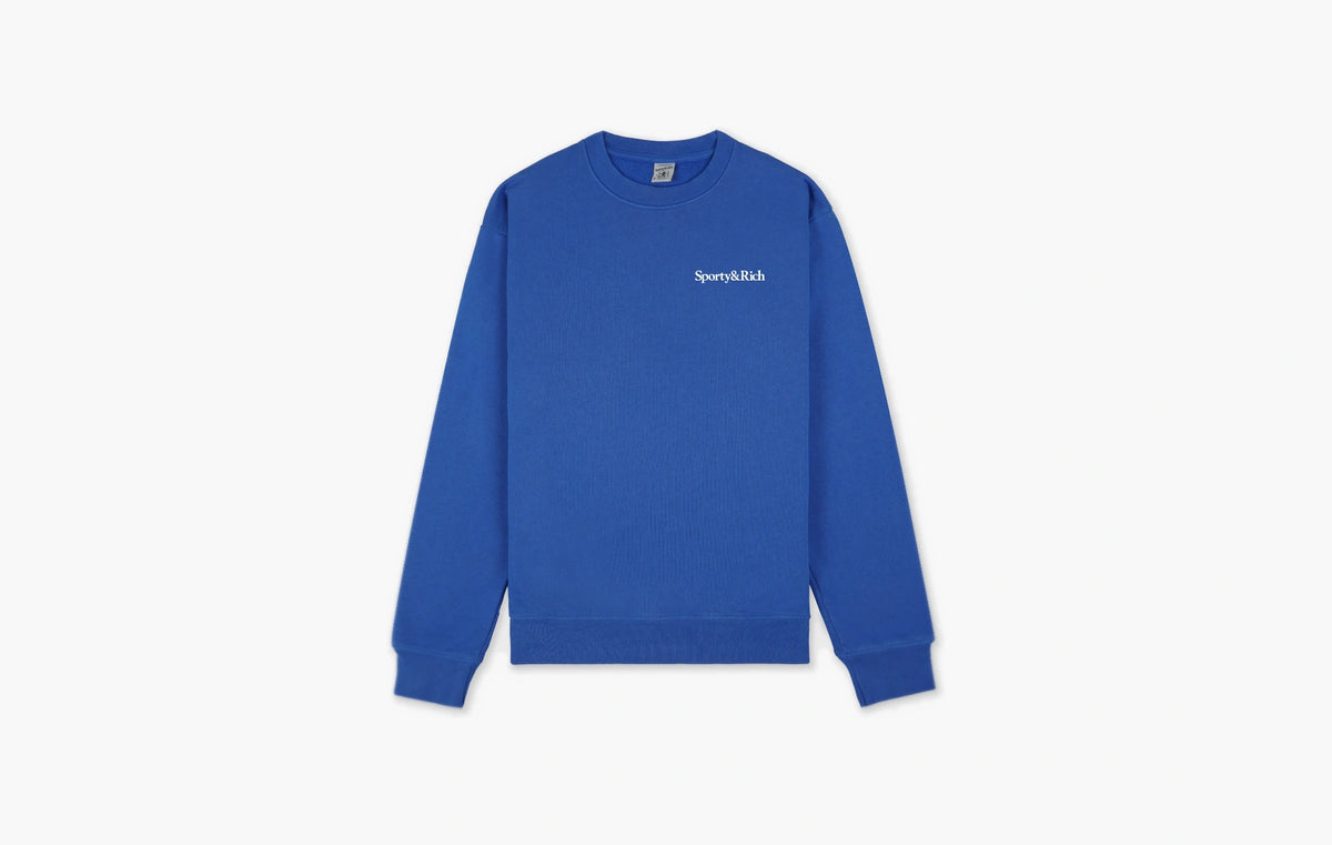 Health is Wealth Crewneck "Team Blue/White"