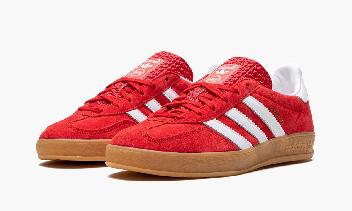 Adidas Gazelle Indoor Scarlet Cloud White - H06261 | The Sortage