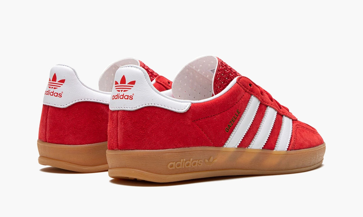 Adidas Gazelle Indoor Scarlet Cloud White - H06261 | The Sortage