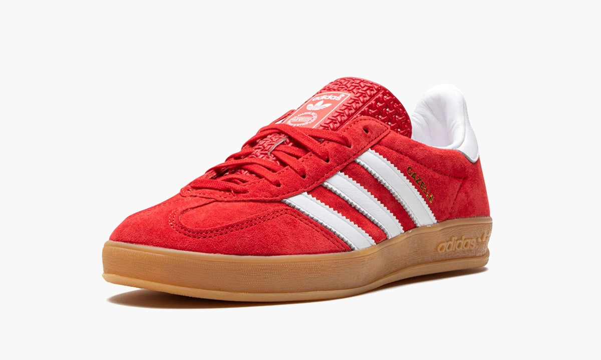 Adidas Gazelle Indoor Scarlet Cloud White - H06261 | The Sortage