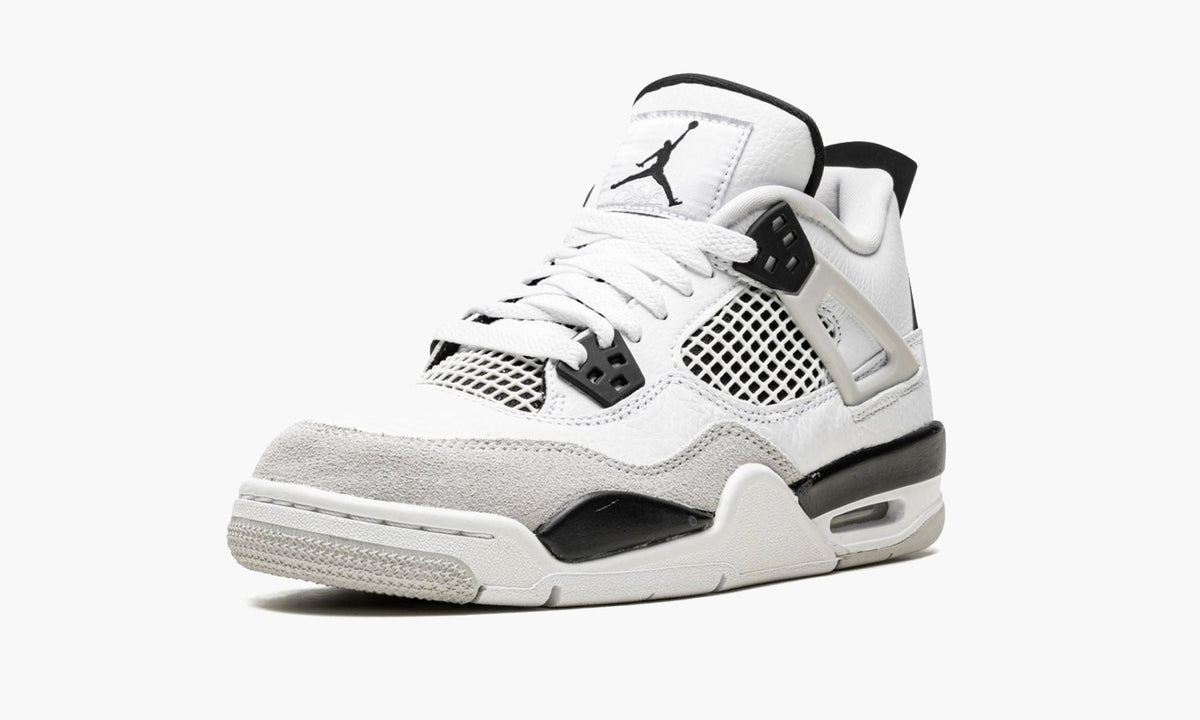 Air Jordan 4 Retro GS Military Black - 408452 111 | The Sortage