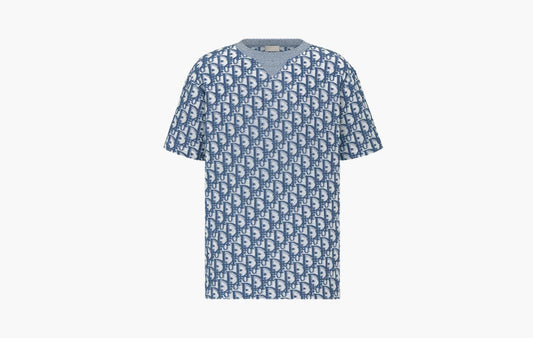 Oblique T-shirt "Blue"
