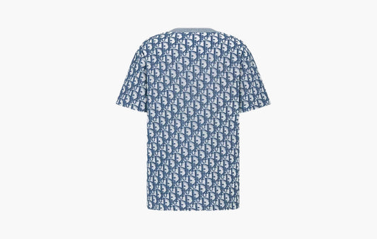 Oblique T-shirt "Blue"