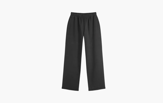 Cotton Fleece Straight Leg Pant "Onyx"