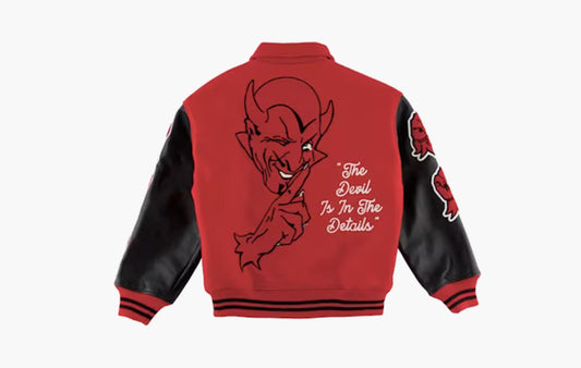 Devil Varsity Jacket "Red"