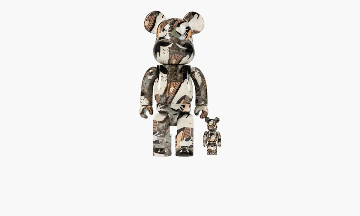 Bearbrick Toshusai Sharaku Sansei Otanioniji No Ya 100% and 400% | The Sortage