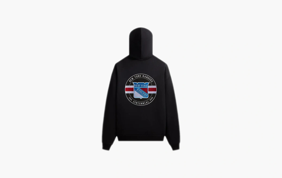 For The New York Rangers Madison Square Garden Puck Vintage Nelson Hoodie "Black"