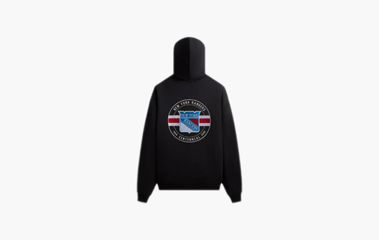 For The New York Rangers Madison Square Garden Puck Vintage Nelson Hoodie "Black"