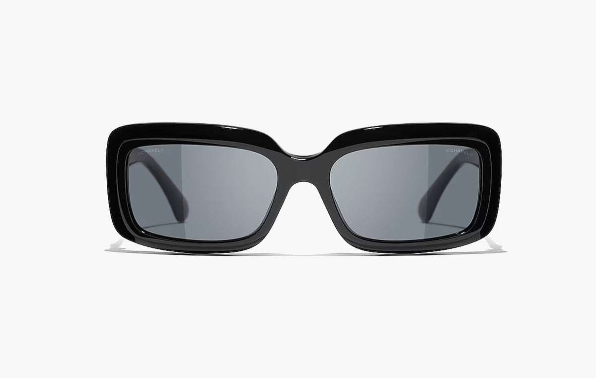 Rectangle Sunglasses "Black & Grey"