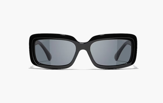 Rectangle Sunglasses "Black & Grey"
