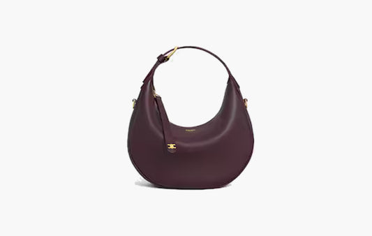 Teen Celine Lulu In Grained Calfskin "Deep Burgundy"