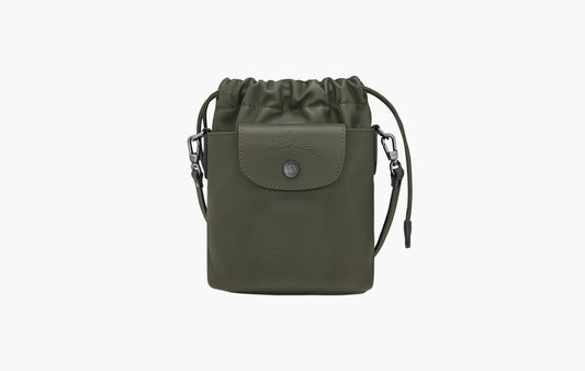 Le Pliage Xtra XS Bucket Bag Leather "Fir"