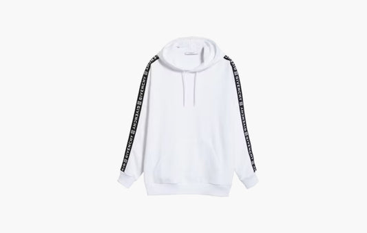 4G Branded Logo Tape Hoodie "White"