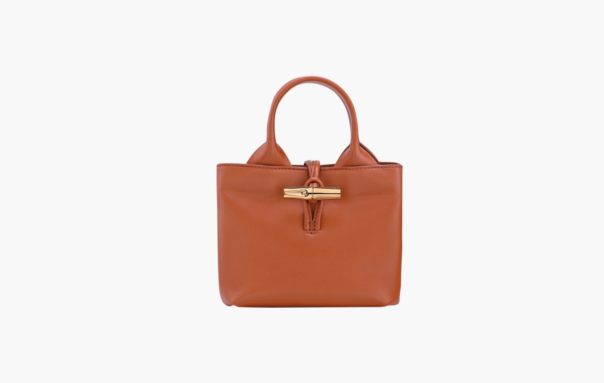 Le Roseau XS Handbag Leather "Bark"