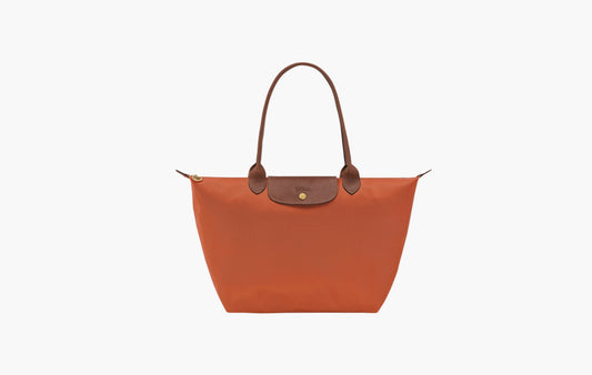 Le Pliage Original L Tote Bag  Recycled Canvas "Brick"