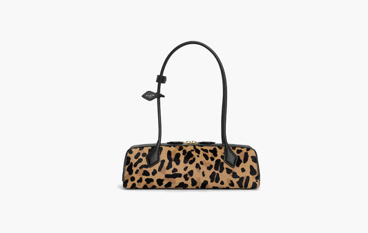 Le Dachshund Bag Medium Leopard Pattern "Brown"