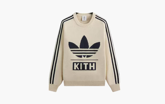 Football Knit Sweater "Chalk White"
