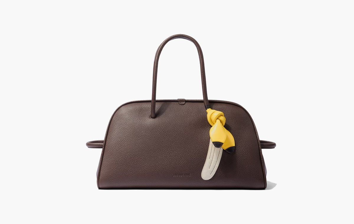 The Turismo Soft Bowling Bag "Dark Brown & Yellow Banana"