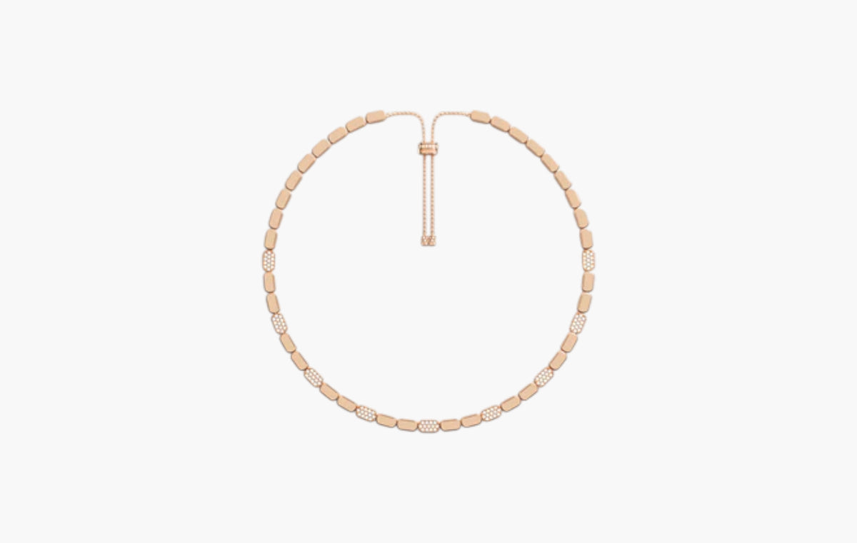 Yacht Club Dainty Rose Gold Adjustable Necklace 18k Rose Gold Plated