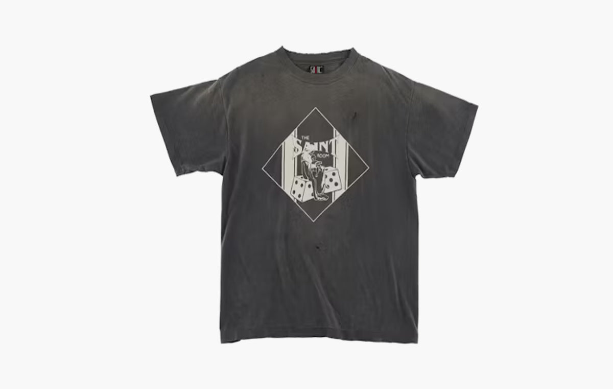 Saint Room Damaged T-Shirt "Vintage Black"