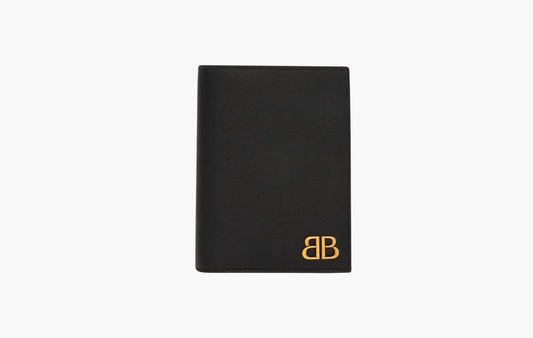 Monaco Vertical Bifold Wallet "Black"