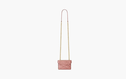 June Micro Box Bag In Satin "Dragee"