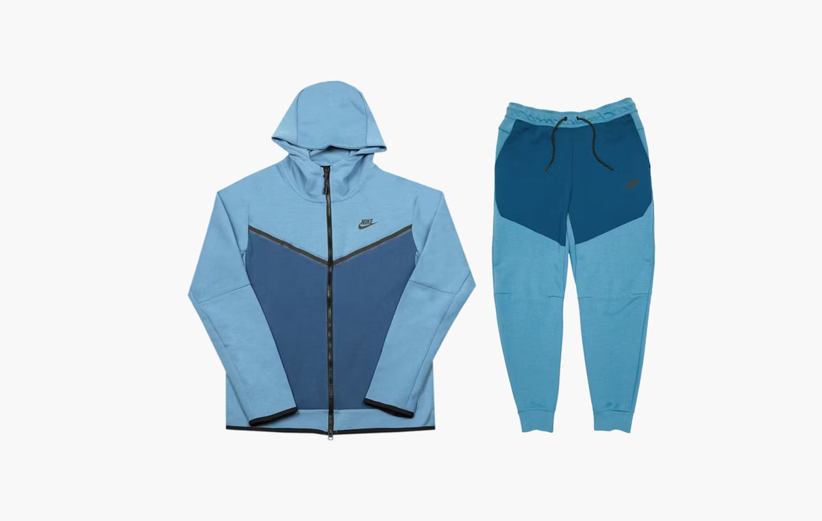 Sportswear Tech Fleece Hoodie & Joggers Set "Dutch Blue/Court Blue/Black"