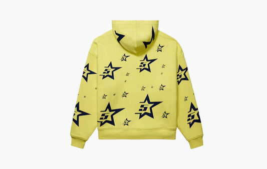 Double Layer 5 Star Zip Hoodie "Yellow"